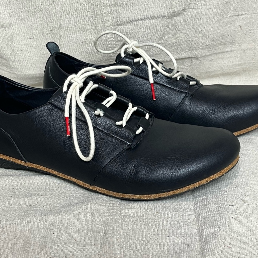 SOLE brand - Black leather and cork men’s shoe
